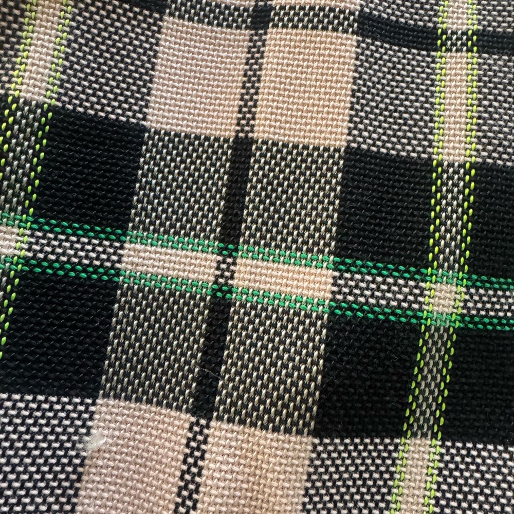 Veronica Beard Pink Black and Green Plaid Double-Breasted Blazer & Trousers - Picture 4 of 8